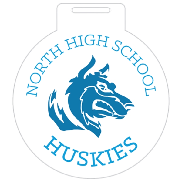 Custom deluxe plastic. Material .035" overlaminated gloss white plastic.... from ASI 89910 Stouse, LLC