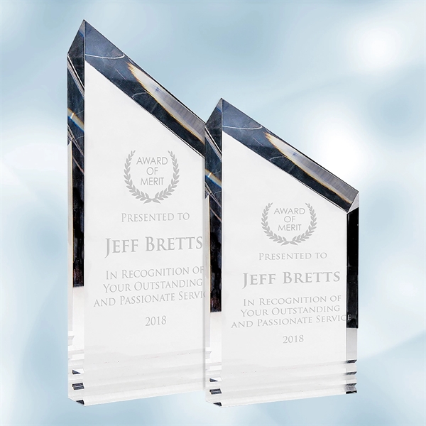 Concept award made of acrylic available clear with a unique design.... from ASI 47791 Best Deal Awards
