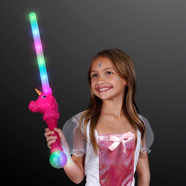 Unicorn Light Up Saber Sword; Blank and Imprint Pricing... from ASI 34194 ALightPromos