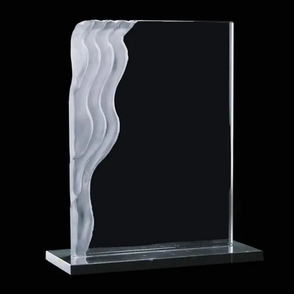 Crystal jade award with marble base.... from ASI 84592 St Regis Group / St Regis