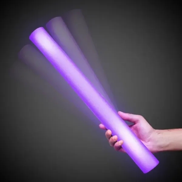 16" multi-colored LED light up baton wand made of foam with... from ASI 42016 Brighter Promotions Inc