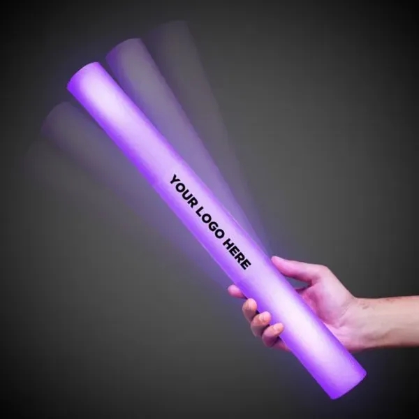 16" multi-colored LED light up baton wand made of foam with... from ASI 42016 Brighter Promotions Inc