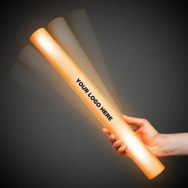 16" multi-colored LED light up baton wand made of foam with... from ASI 42016 Brighter Promotions Inc