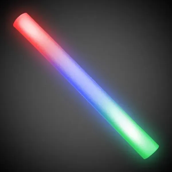 16" multi-colored LED light up baton wand made of foam with... from ASI 42016 Brighter Promotions Inc