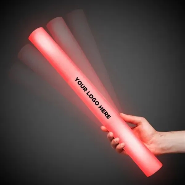 16" multi-colored LED light up baton wand made of foam with... from ASI 42016 Brighter Promotions Inc