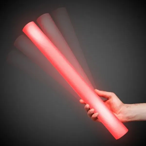 16" multi-colored LED light up baton wand made of foam with... from ASI 42016 Brighter Promotions Inc