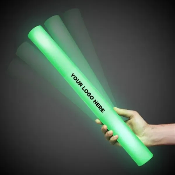 16" multi-colored LED light up baton wand made of foam with... from ASI 42016 Brighter Promotions Inc
