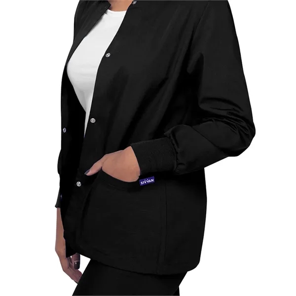 Adar Sivvan Women's Warm Up Jacket... from ASI 86018 Scrub Authority / Uniform Stores