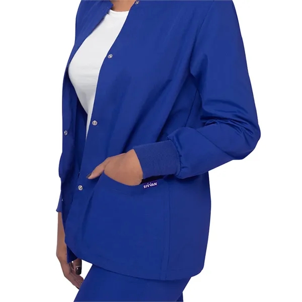 Adar Sivvan Women's Warm Up Jacket... from ASI 86018 Scrub Authority / Uniform Stores