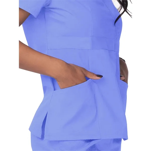 Adar Universal Unisex V-Neck Tunic 3 Pocket... from ASI 86018 Scrub Authority / Uniform Stores