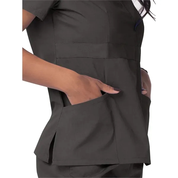 Adar Universal Unisex V-Neck Tunic 3 Pocket... from ASI 86018 Scrub Authority / Uniform Stores