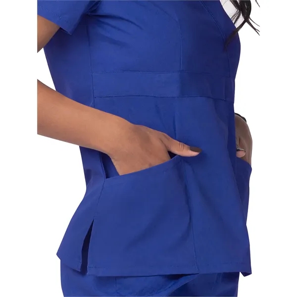 Adar Universal Unisex V-Neck Tunic 3 Pocket... from ASI 86018 Scrub Authority / Uniform Stores