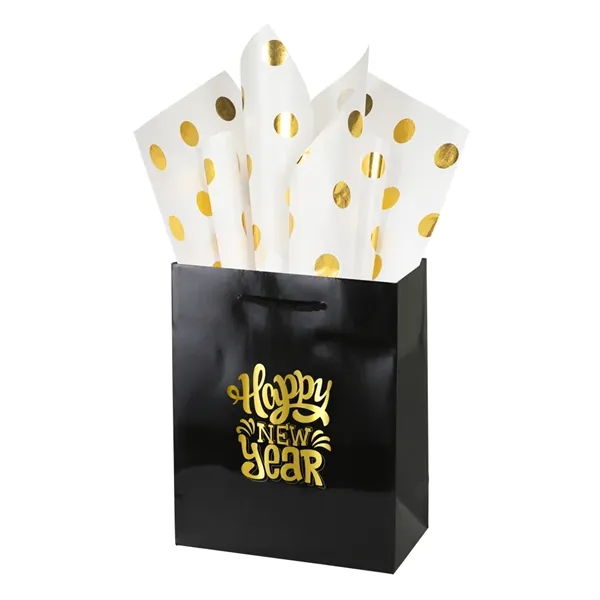 Made from 180 GSM gloss laminated paper, these shopping totes feature... from ASI 75731 PWS / Pacific Western Sales/Cater Line