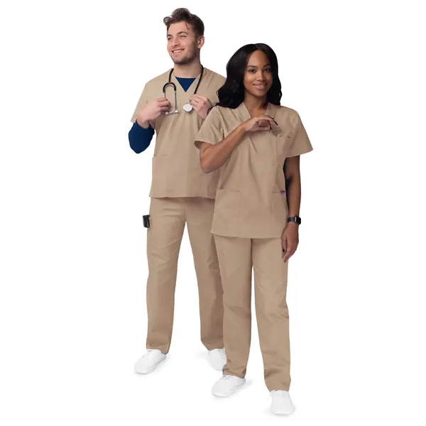 Adar Sivvan Unisex V-Neck/Drawstring Pants Scrubs Set... from ASI 86018 Scrub Authority / Uniform Stores