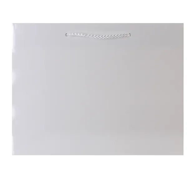 Made from 180 GSM gloss laminated paper, these shopping totes feature... from ASI 75731 PWS / Pacific Western Sales/Cater Line