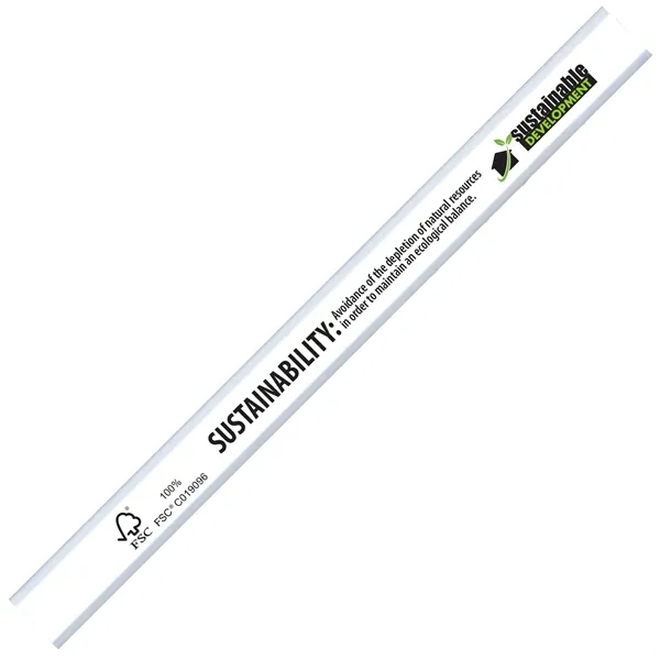 Forest Stewardship Council Certified carpenter pencil with flat barrel, medium core.... from ASI 86850 Shepenco/Shelbyville Pencil Co, Inc / SHEPENCO® Shelbyville Pencil Company