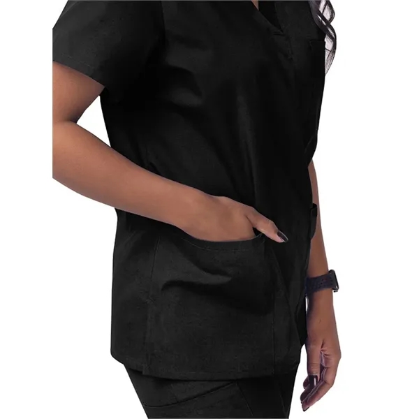 Adar Universal Unisex V-Neck Tunic 3 Pocket... from ASI 86018 Scrub Authority / Uniform Stores