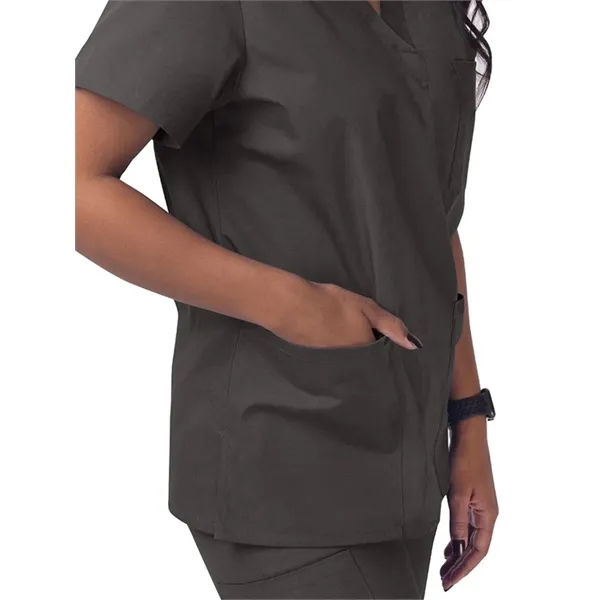 Adar Universal Unisex V-Neck Tunic 3 Pocket... from ASI 86018 Scrub Authority / Uniform Stores