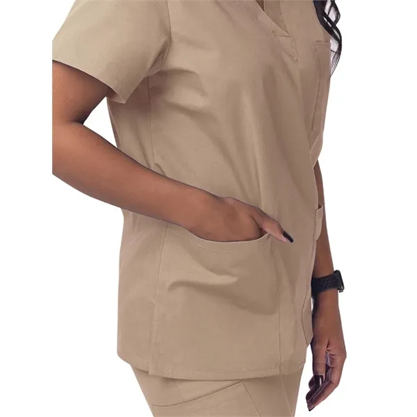 Adar Universal Unisex V-Neck Tunic 3 Pocket... from ASI 86018 Scrub Authority / Uniform Stores