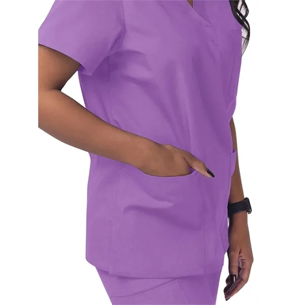 Adar Universal Unisex V-Neck Tunic 3 Pocket... from ASI 86018 Scrub Authority / Uniform Stores