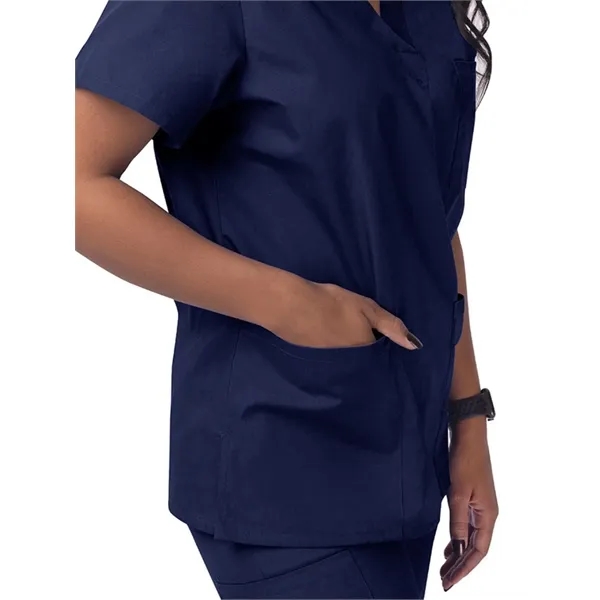 Adar Universal Unisex V-Neck Tunic 3 Pocket... from ASI 86018 Scrub Authority / Uniform Stores
