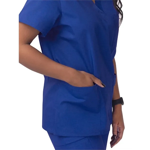 Adar Universal Unisex V-Neck Tunic 3 Pocket... from ASI 86018 Scrub Authority / Uniform Stores