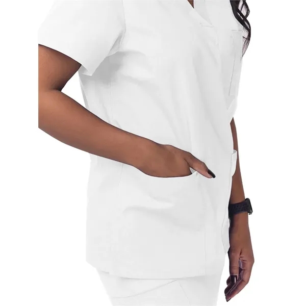 Adar Universal Unisex V-Neck Tunic 3 Pocket... from ASI 86018 Scrub Authority / Uniform Stores