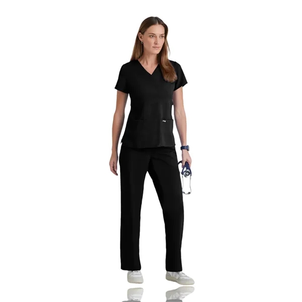 Mock Wrap Top.... from ASI 86018 Scrub Authority / Uniform Stores