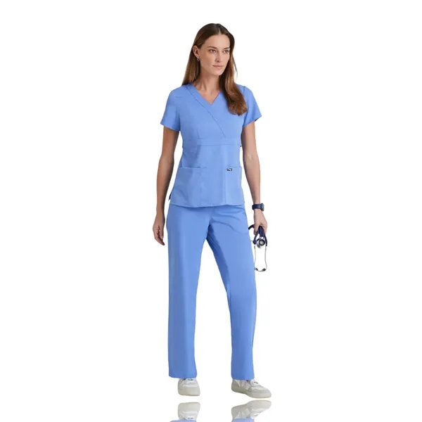 Mock Wrap Top.... from ASI 86018 Scrub Authority / Uniform Stores