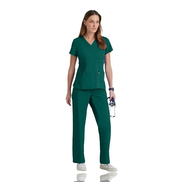 Mock Wrap Top.... from ASI 86018 Scrub Authority / Uniform Stores