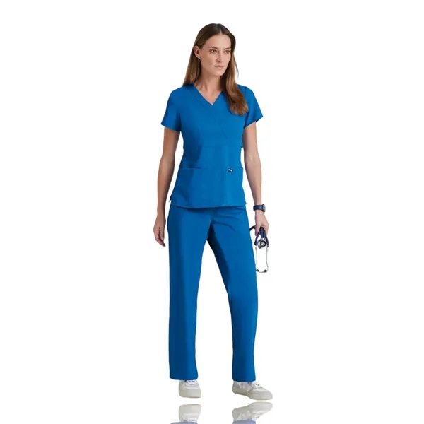 Mock Wrap Top.... from ASI 86018 Scrub Authority / Uniform Stores