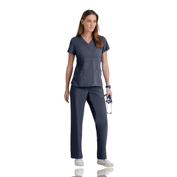 Mock Wrap Top.... from ASI 86018 Scrub Authority / Uniform Stores