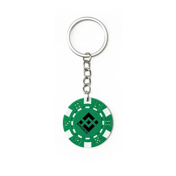 Poker Chip Keychain... from ASI 31517 Admart Products / Admart Line