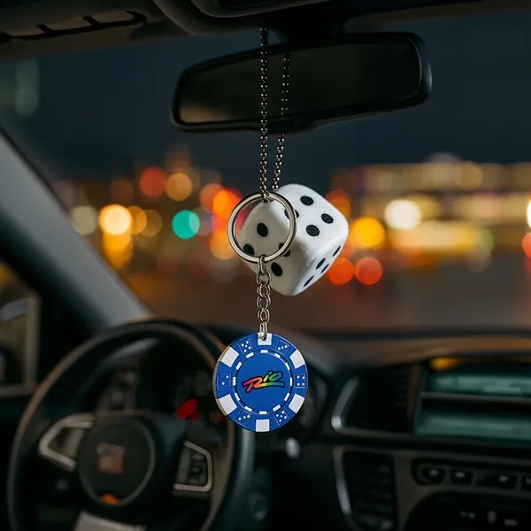 Poker Chip Keychain... from ASI 31517 Admart Products / Admart Line