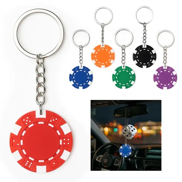 Poker Chip Keychain... from ASI 31517 Admart Products / Admart Line