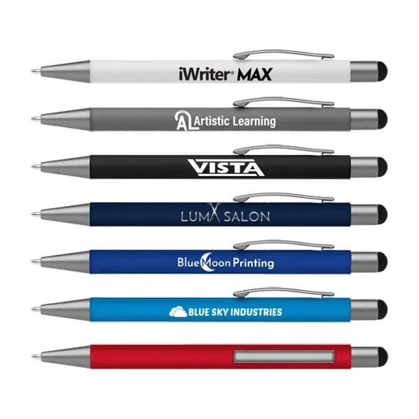 iWriter® MAX - Stylus & Rubberized Metal Hybrid Ink Gel Pen... from ASI 67675 Liqui-Mark Corp