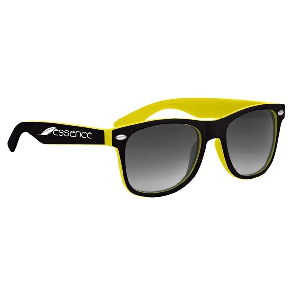 Two-tone sunglasses made of recycled polycarbonate material.... from ASI 61125 Hit Promotional Products / Hit®