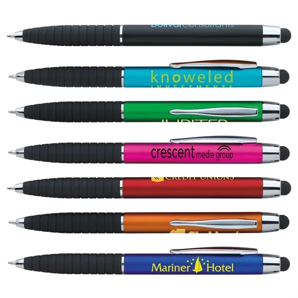 Metallic Cool Grip Stylus Pen... from ASI 40480 Koozie Group / Norwood