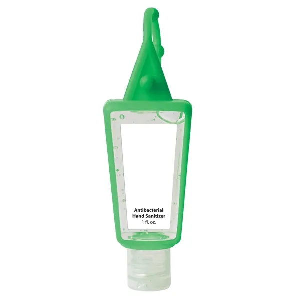 1 oz. Hand Sanitizer in Silicone Holder.  Lightly Scented. ... from ASI 61125 Hit Promotional Products / Hit®