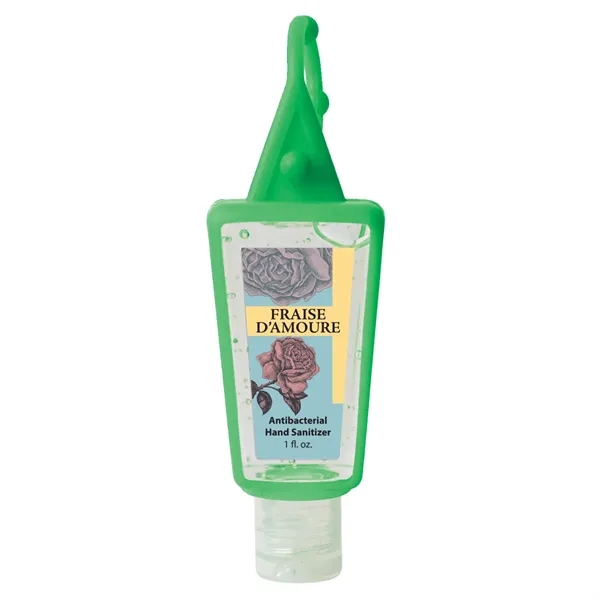 1 oz. Hand Sanitizer in Silicone Holder.  Lightly Scented. ... from ASI 61125 Hit Promotional Products / Hit®