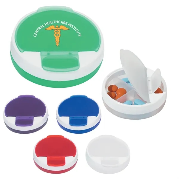 Round pill holder.... from ASI 61125 Hit Promotional Products / Hit®