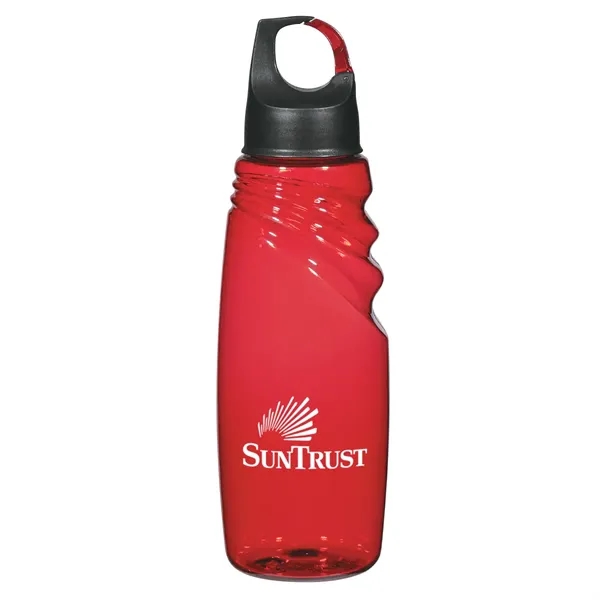 24 Oz. Crest Carabiner Sports Bottle. AS Material.  Screw On,... from ASI 61125 Hit Promotional Products / Hit®