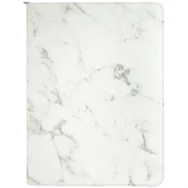 1.5" x 9.5" x 12" zippered marble-look PU leatherette portfolio with... from ASI 74601 Calico