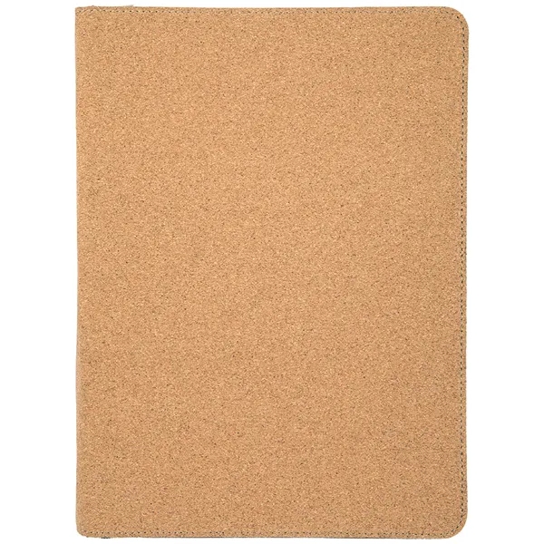 1.5" x 9.5" x 12" portfolio made of light brown leatherette... from ASI 74601 Calico