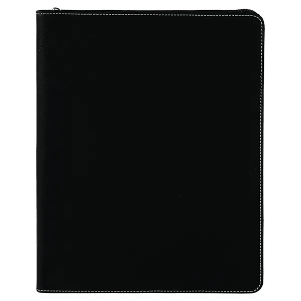 1.5" x 9.5" x 12" portfolio made of black leatherette with... from ASI 74601 Calico