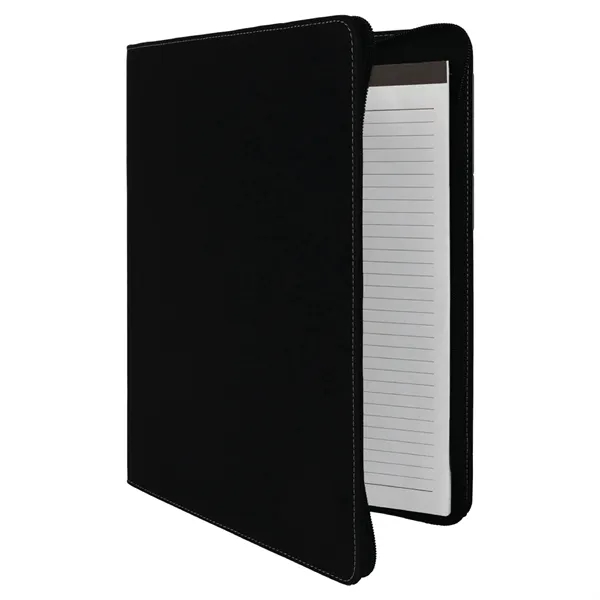 1.5" x 9.5" x 12" portfolio made of black leatherette with... from ASI 74601 Calico