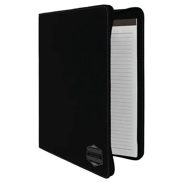 1.5" x 9.5" x 12" portfolio made of black leatherette with... from ASI 74601 Calico
