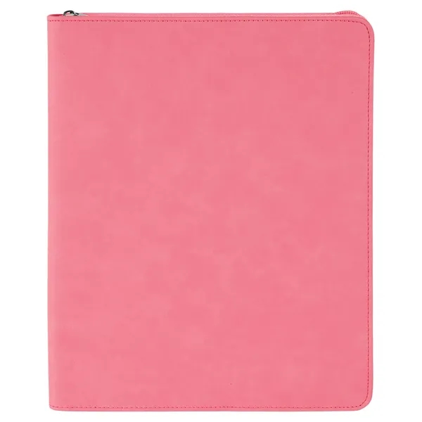 1.5" x 9.5" x 12" portfolio made of pink leatherette with... from ASI 74601 Calico