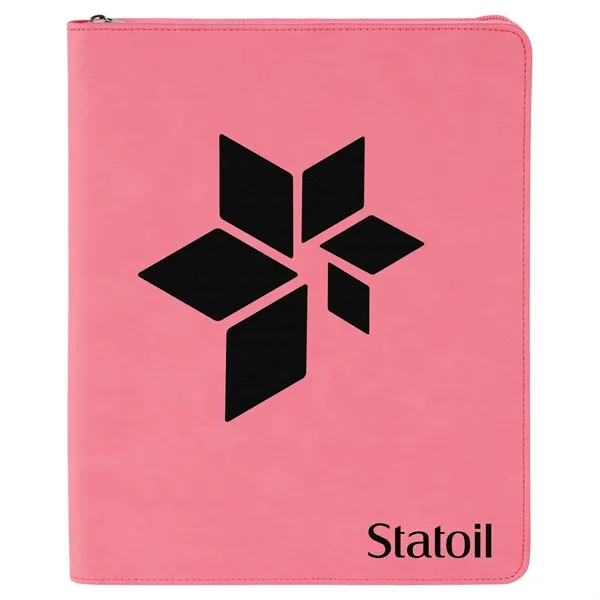 1.5" x 9.5" x 12" portfolio made of pink leatherette with... from ASI 74601 Calico