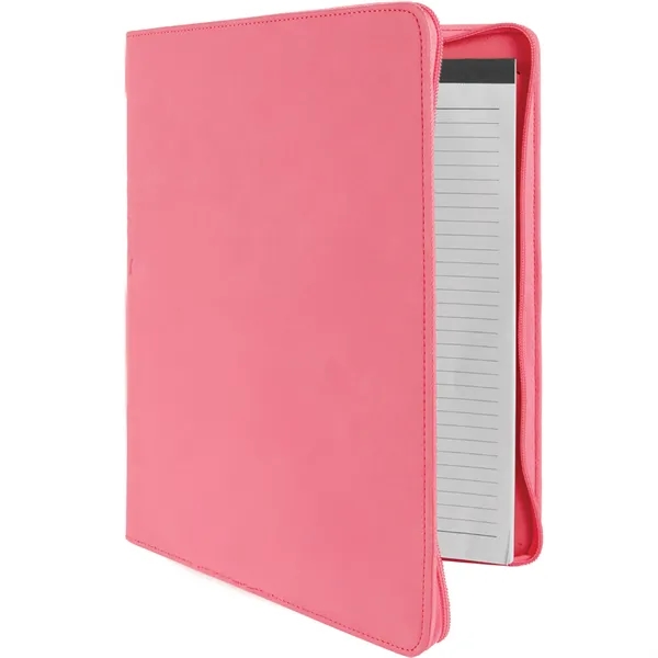 1.5" x 9.5" x 12" portfolio made of pink leatherette with... from ASI 74601 Calico